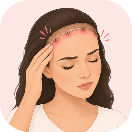 Hair feels unusually dry, rough or brittle